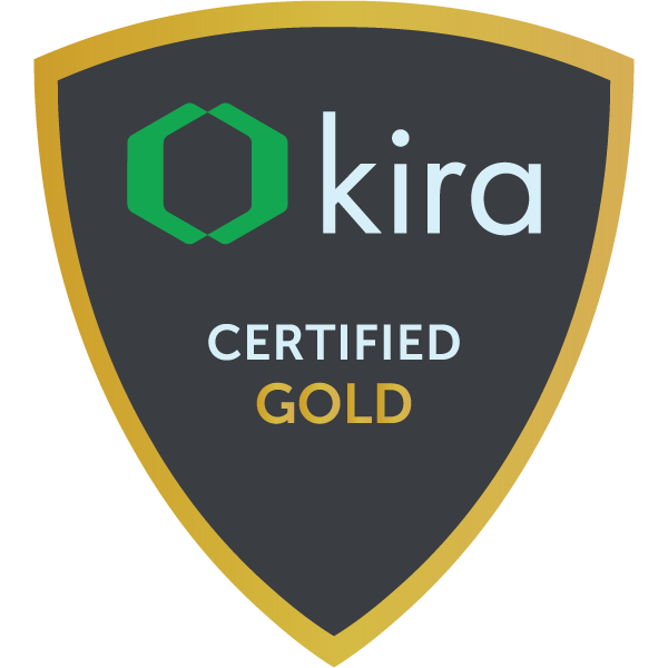 Kira Certified Gold Badge