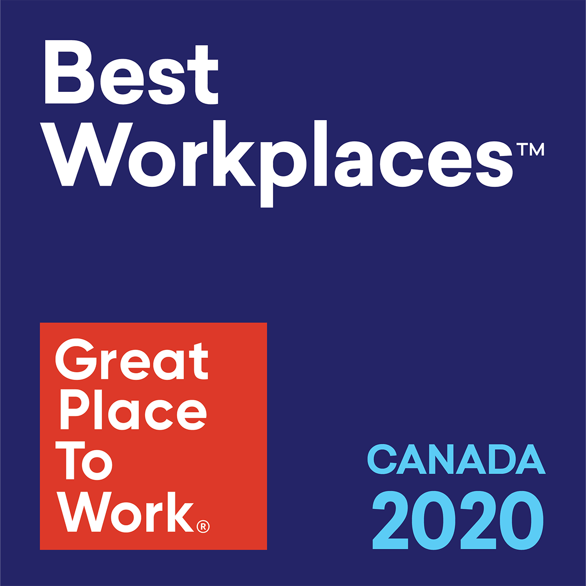 Great Place To Work 2020: 100-999 Employees